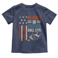 No Kings in America Toddler T Shirt Since 1776 Social Justice American Flag - Wonder Print Shop