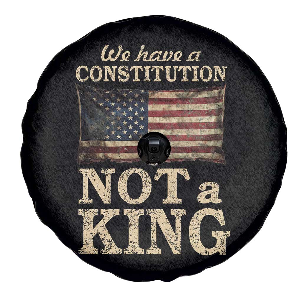 We Have A Constitution Not A King Spare Tire Cover Retro Social Justice American Flag - Wonder Print Shop