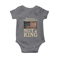 We Have A Constitution Not A King Baby Onesie Retro Social Justice American Flag - Wonder Print Shop