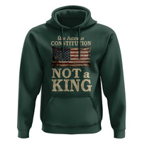 We Have A Constitution Not A King Hoodie Retro Social Justice American Flag - Wonder Print Shop