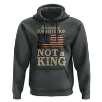 We Have A Constitution Not A King Hoodie Retro Social Justice American Flag - Wonder Print Shop