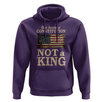 We Have A Constitution Not A King Hoodie Retro Social Justice American Flag - Wonder Print Shop