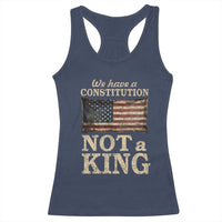 We Have A Constitution Not A King Racerback Tank Top Retro Social Justice American Flag - Wonder Print Shop