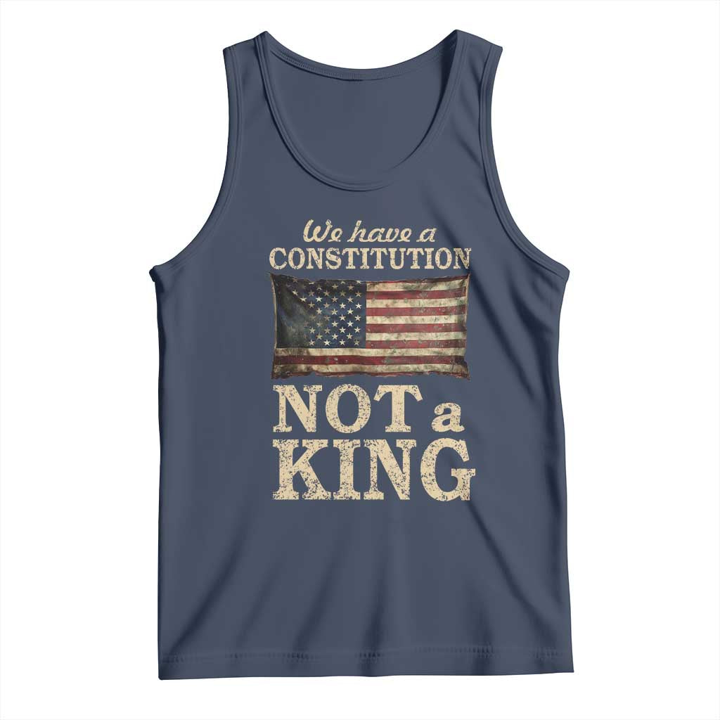 We Have A Constitution Not A King Tank Top Retro Social Justice American Flag - Wonder Print Shop