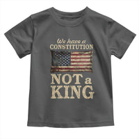 We Have A Constitution Not A King Toddler T Shirt Retro Social Justice American Flag - Wonder Print Shop