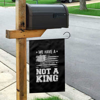 No Kings in America Garden Flag We Have A Constitution Not A King Resist US Flag - Wonder Print Shop