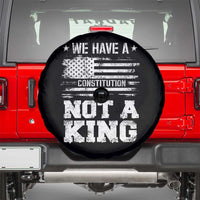 No Kings in America Spare Tire Cover We Have A Constitution Not A King Resist US Flag - Wonder Print Shop