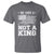 No Kings in America T Shirt We Have A Constitution Not A King Resist US Flag - Wonder Print Shop