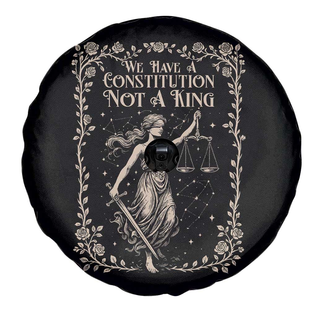No Kings in America Spare Tire Cover We Have A Constitution Not A King Resist - Wonder Print Shop