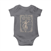 No Kings in America Baby Onesie We Have A Constitution Not A King Resist - Wonder Print Shop