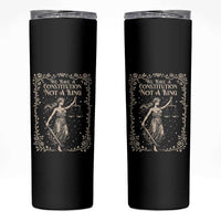 No Kings in America Skinny Tumbler We Have A Constitution Not A King Resist - Wonder Print Shop