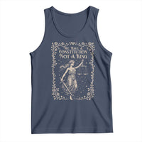 No Kings in America Tank Top We Have A Constitution Not A King Resist - Wonder Print Shop
