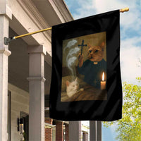 Funny Exorcist Cat Meme Garden Flag Dark Humor Cat - Wonder Print Shop