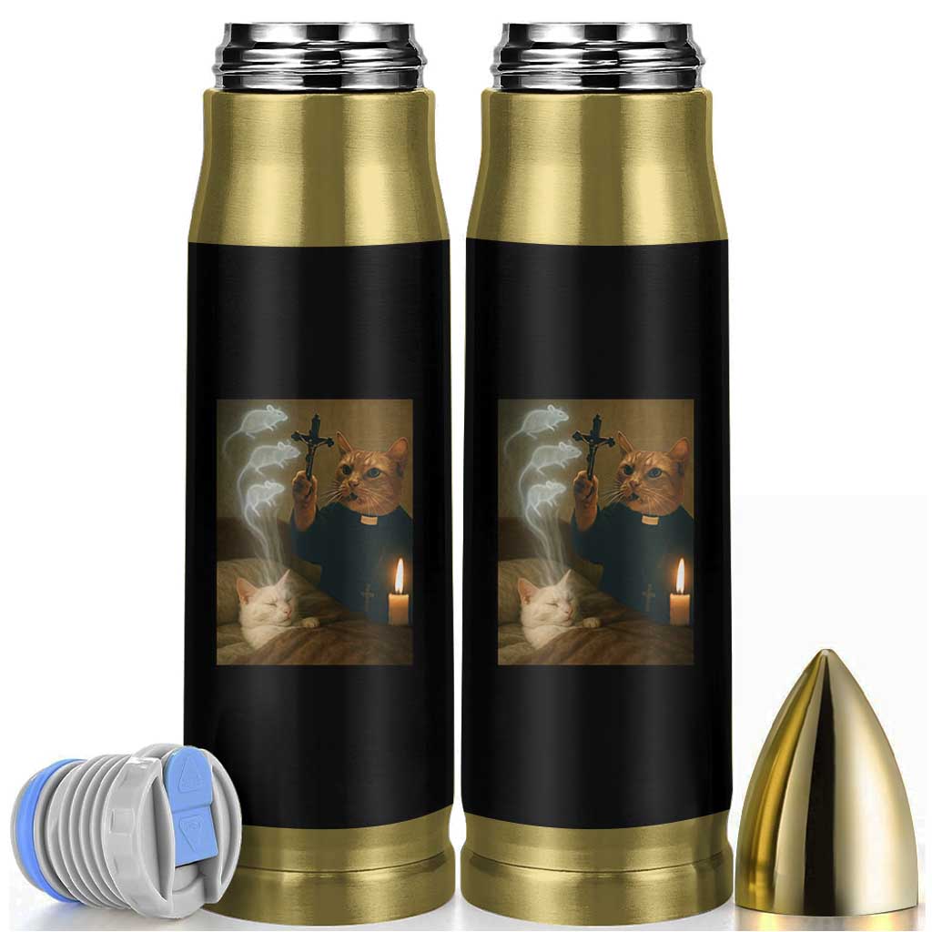 Funny Exorcist Cat Meme Bullet Tumbler Dark Humor Cat - Wonder Print Shop