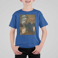 Funny Exorcist Cat Meme T Shirt For Kid Dark Humor Cat - Wonder Print Shop