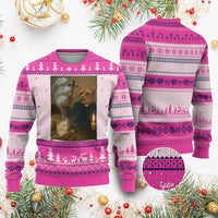 Funny Exorcist Cat Meme Ugly Christmas Sweater Dark Humor Cat - Wonder Print Shop