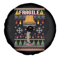 Leg Lamp Ugly Christmas Spare Tire Cover Funny Xmas Movie Fragile - Wonder Print Shop