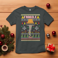 Leg Lamp Ugly Christmas T Shirt Funny Xmas Movie Fragile - Wonder Print Shop
