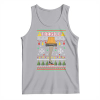 Leg Lamp Ugly Christmas Tank Top Funny Xmas Movie Fragile - Wonder Print Shop
