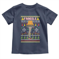 Leg Lamp Ugly Christmas Toddler T Shirt Funny Xmas Movie Fragile - Wonder Print Shop