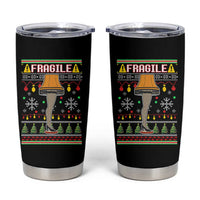 Leg Lamp Ugly Christmas Tumbler Cup Funny Xmas Movie Fragile - Wonder Print Shop