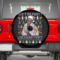 Funny Christmas Diddy Spare Tire Cover Aint No Party Like A Diddy Party Baby Oil Ugly Xmas - Wonder Print Shop