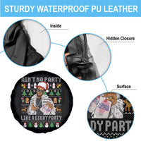 Funny Christmas Diddy Spare Tire Cover Aint No Party Like A Diddy Party Baby Oil Ugly Xmas - Wonder Print Shop