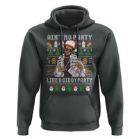 Funny Christmas Diddy Hoodie Aint No Party Like A Diddy Party Baby Oil Ugly Xmas - Wonder Print Shop
