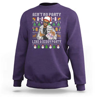 Funny Christmas Diddy Sweatshirt Aint No Party Like A Diddy Party Baby Oil Ugly Xmas - Wonder Print Shop