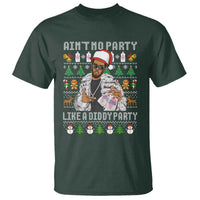 Funny Christmas Diddy T Shirt Aint No Party Like A Diddy Party Baby Oil Ugly Xmas - Wonder Print Shop