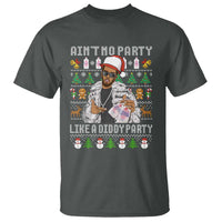 Funny Christmas Diddy T Shirt Aint No Party Like A Diddy Party Baby Oil Ugly Xmas - Wonder Print Shop