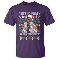 Funny Christmas Diddy T Shirt Aint No Party Like A Diddy Party Baby Oil Ugly Xmas - Wonder Print Shop