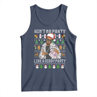 Funny Christmas Diddy Tank Top Aint No Party Like A Diddy Party Baby Oil Ugly Xmas - Wonder Print Shop