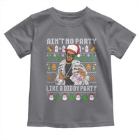 Funny Christmas Diddy Toddler T Shirt Aint No Party Like A Diddy Party Baby Oil Ugly Xmas - Wonder Print Shop