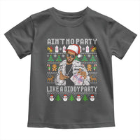 Funny Christmas Diddy Toddler T Shirt Aint No Party Like A Diddy Party Baby Oil Ugly Xmas - Wonder Print Shop
