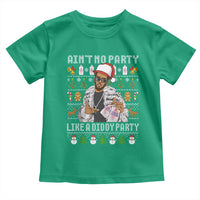 Funny Christmas Diddy Toddler T Shirt Aint No Party Like A Diddy Party Baby Oil Ugly Xmas - Wonder Print Shop