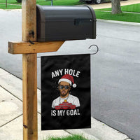 Funny Christmas Diddy Garden Flag Any Hole is My Goal - Wonder Print Shop