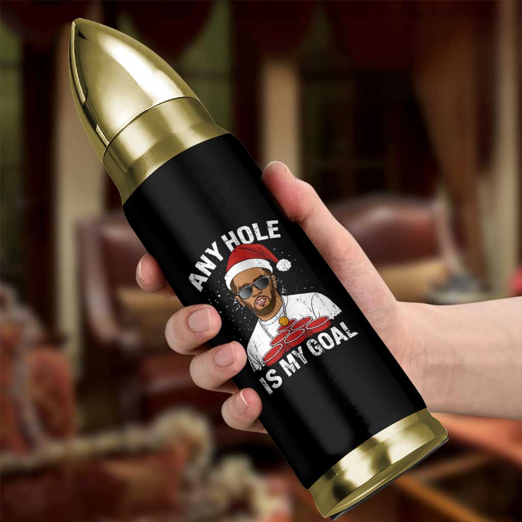 Funny Christmas Diddy Bullet Tumbler Any Hole is My Goal - Wonder Print Shop