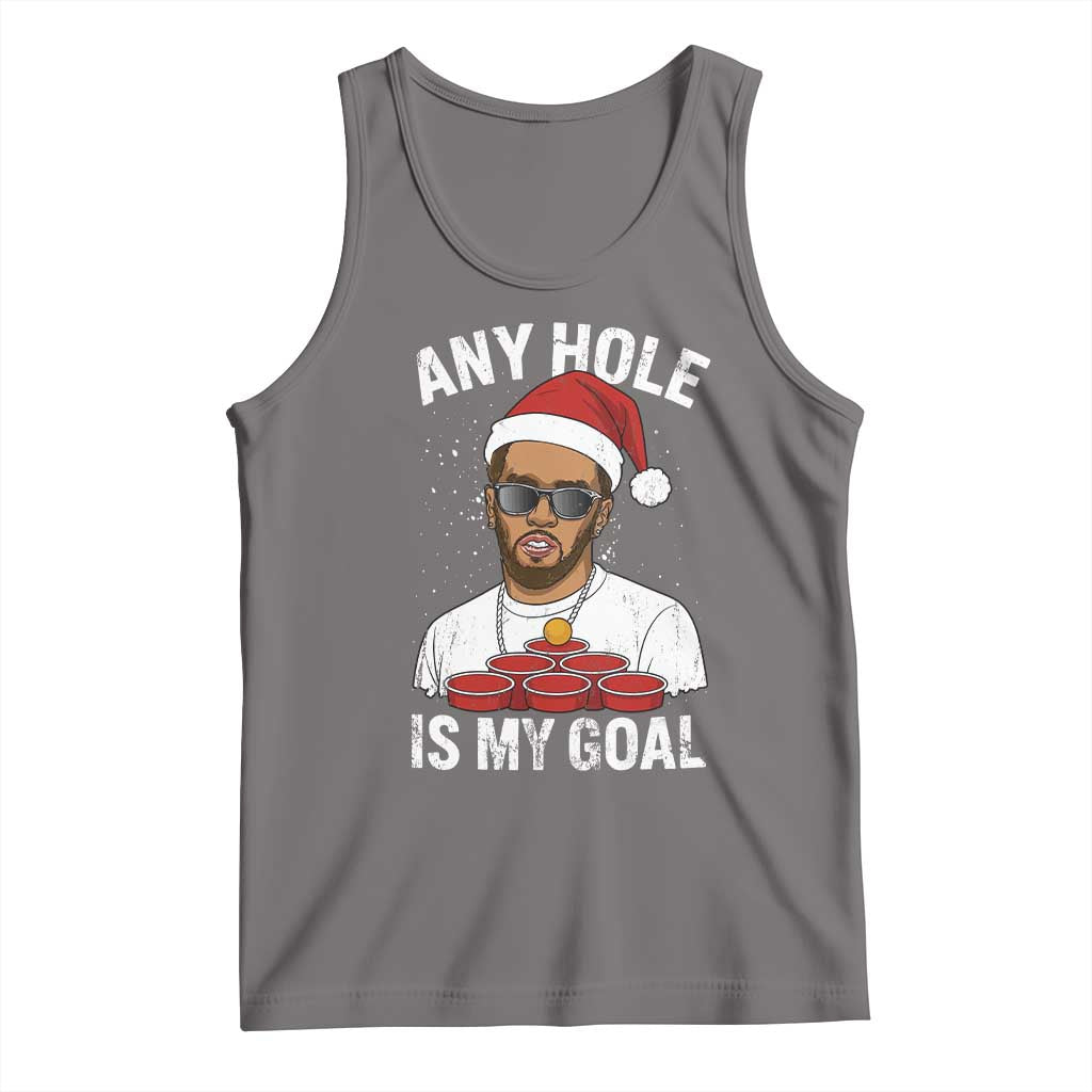 Funny Christmas Diddy Tank Top Any Hole is My Goal - Wonder Print Shop