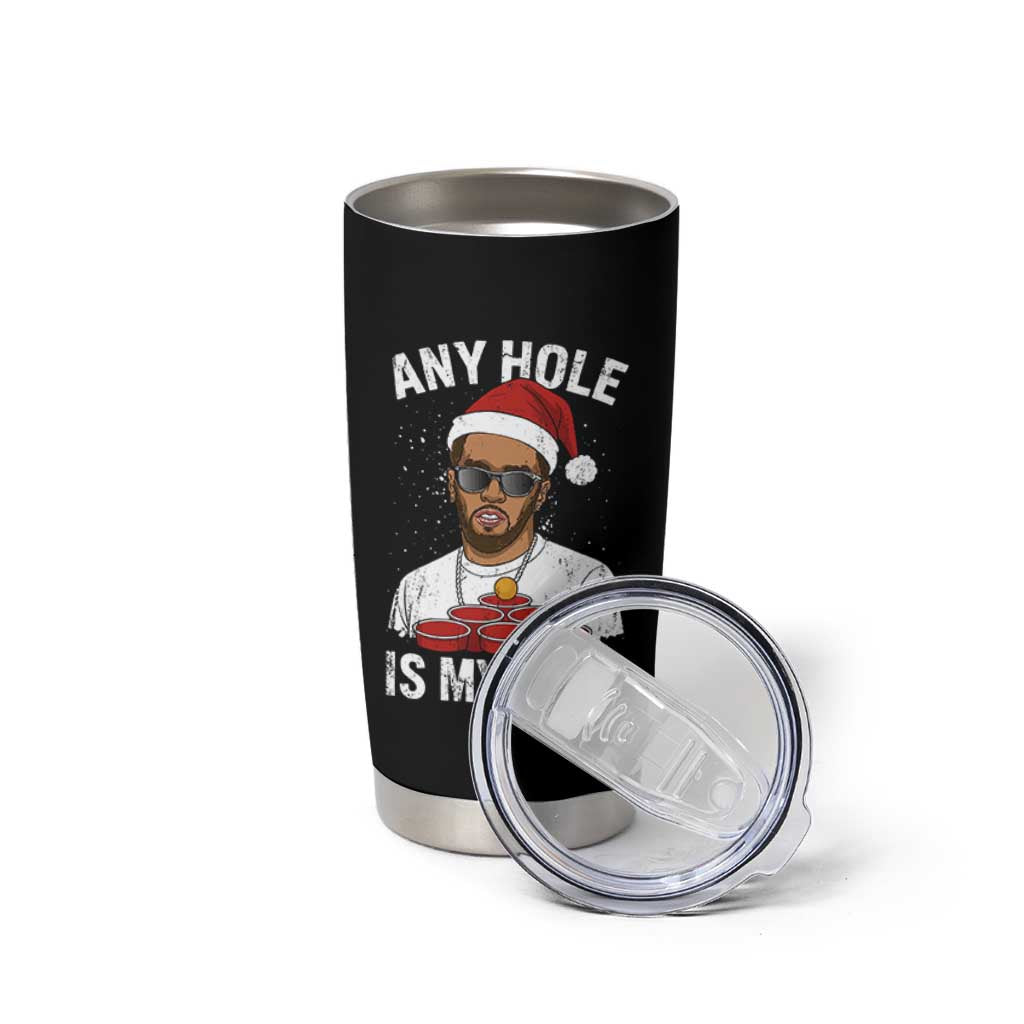 Funny Christmas Diddy Tumbler Cup Any Hole is My Goal - Wonder Print Shop