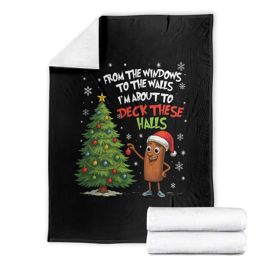 Funny Christmas Italian Brainrot Throw Blanket Funny Memes From The Windows to the Walls I'm About To - Wonder Print Shop