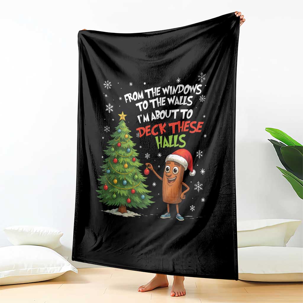 Funny Christmas Italian Brainrot Throw Blanket Funny Memes From The Windows to the Walls I'm About To - Wonder Print Shop