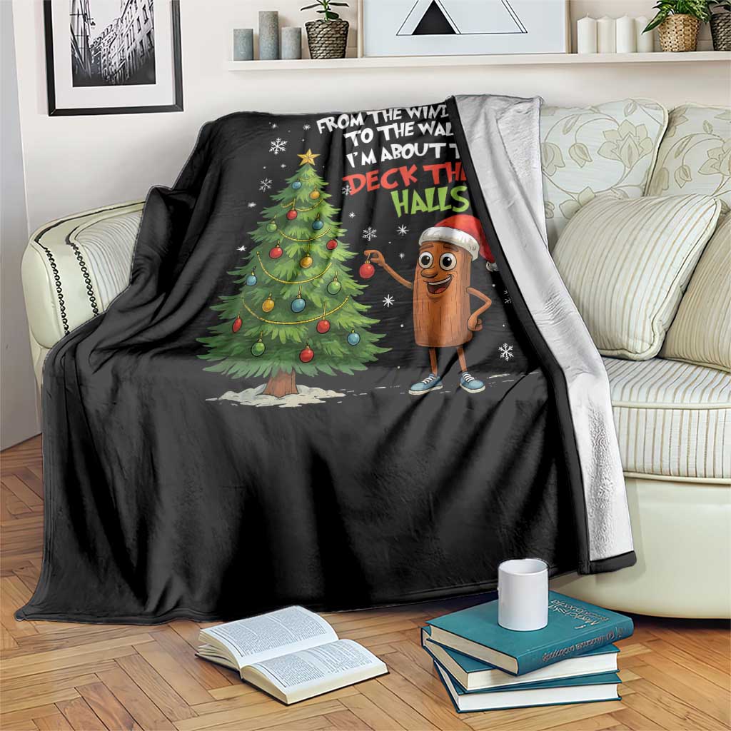 Funny Christmas Italian Brainrot Throw Blanket Funny Memes From The Windows to the Walls I'm About To - Wonder Print Shop