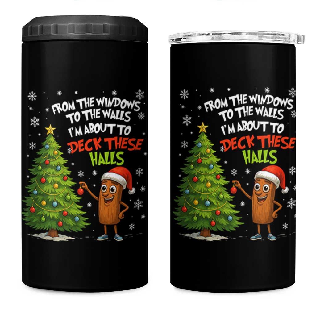 Funny Christmas Italian Brainrot 4 in 1 Can Cooler Tumbler Funny Memes From The Windows to the Walls I'm About To - Wonder Print Shop