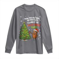 Funny Christmas Italian Brainrot Long Sleeve Shirt Funny Memes From The Windows to the Walls I'm About To - Wonder Print Shop