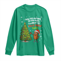 Funny Christmas Italian Brainrot Long Sleeve Shirt Funny Memes From The Windows to the Walls I'm About To - Wonder Print Shop