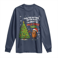 Funny Christmas Italian Brainrot Long Sleeve Shirt Funny Memes From The Windows to the Walls I'm About To - Wonder Print Shop