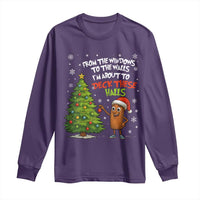 Funny Christmas Italian Brainrot Long Sleeve Shirt Funny Memes From The Windows to the Walls I'm About To - Wonder Print Shop