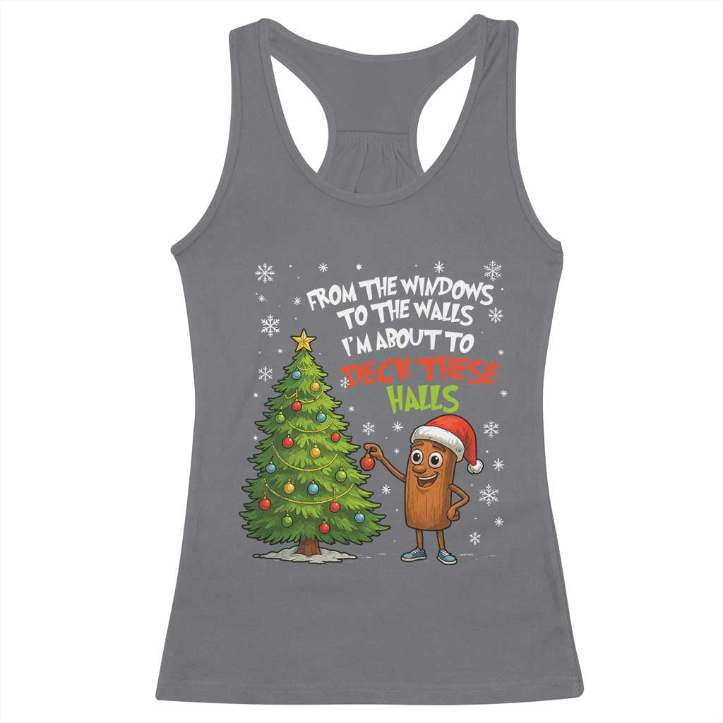 Funny Christmas Italian Brainrot Racerback Tank Top Funny Memes From The Windows to the Walls I'm About To - Wonder Print Shop