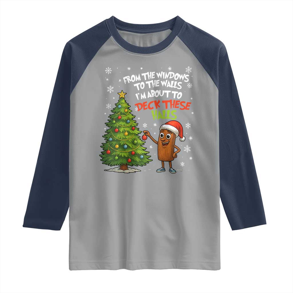 Funny Christmas Italian Brainrot Raglan Shirt Funny Memes From The Windows to the Walls I'm About To - Wonder Print Shop